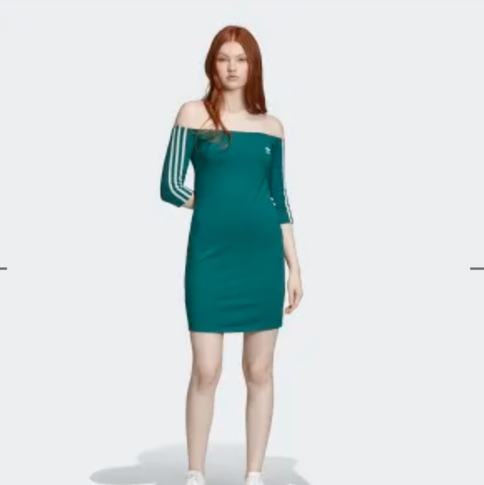 Adidas Off-The-Shoulder Dress